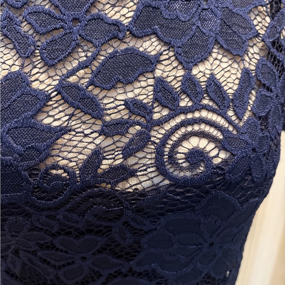 Speechless Navy Lace Mini Dress - Picture 6 of 9